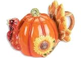 Florida Marketplace Harvest Turkey Tea Pot
