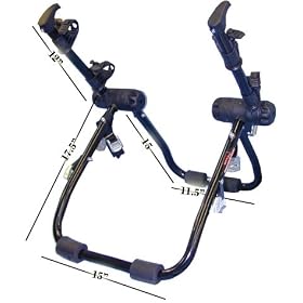 2 BIKE RACK TRUNK MOUNT CARRIER CAR BICYCLE RACKS