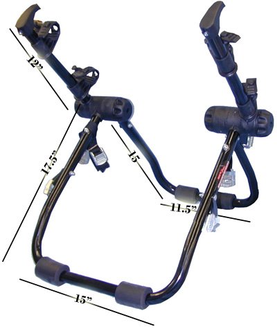 2 Rack-Mount Carrier CAR TRUNK BIKE RACKS
