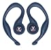 University of Virginia SportClip Earphones with Wind Up Storage Case for MP3, CD, DVD Players, Blue