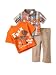 Little Rebels Baby-Boys Infant 3 Piece T-Rex Pant Set