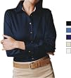 Harriton - Women's Long Sleeve Twill with Stain Release (M500W) Harriton - Women's Long Sleeve Twill with Stain Release (M500W)