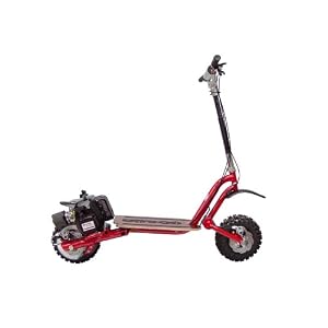Go-Ped GTR46R Trail Ripper Gas Powered Full Suspension Off-Road Scooter (Sinister Black) by 