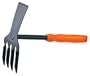 Rainbow Gardener 36301ORA Short Handled Cultivating Mattock, Orange