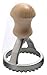 Eppicotispai Aluminum Round Ravioli Stamp with Beechwood Handle, 2-Inch
