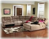 Duraplush Mocha Sectional By Ashley Furniture With Silver Shipping