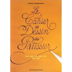 Le cahiers de dessin du p�tissier