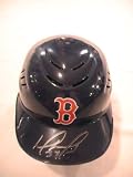 DAVID ORTIZ SIGNED AUTOGRAPHED BOSTON RED SOX BASEBALL MINI HELMET COA + HOLOGRAM