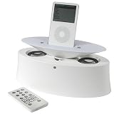 iPod Speaker Base with Remote (White)