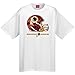 Washington Redskins Gridiron Helmet White T-Shirt font color=#990000 BLOWOU