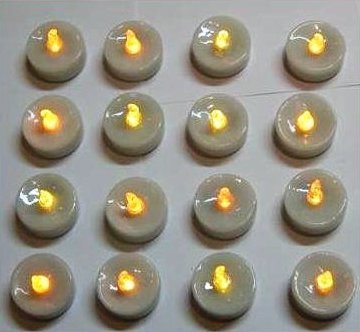 12 x Led Flackernd Teelichter