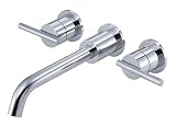 Danze D316558 Parma Double-Handle Wall Mount Lavatory Faucet, Chrome