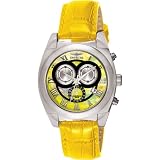 Invicta Men's II Collection Multi-function Yellow Leather Watch #3766
