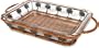 Libbey Libbey Glass Bakeware Palm Basket Rectangular Baker 3 Qt.
