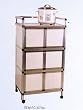 BEAUTIFUL METAL ROLLING KITCHEN CART 25.5X17.5X46.5