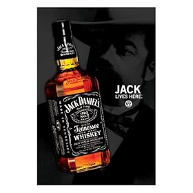 Fridge Magnet-Set of 2-Jack Daniels Bottles-7cm x 4.5cm