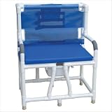 Bariatric Bed Side Commode Cushion Seat: Without, Color: Forest Green