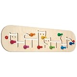 Selecta 2204 - Movella bunte Kinder-Garderobe mit verschiebbaren Hakenvon "Selecta"