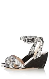 Woven Raffia Wedge