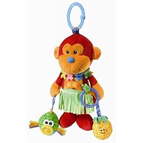 Mallory the Monkey - Attach to Cots, Prams, Pushchairs, Strollers - The go...