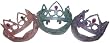 12 Assorted Princess Dress up Dressup Crowns Tiaras Pink Lavender Aqua