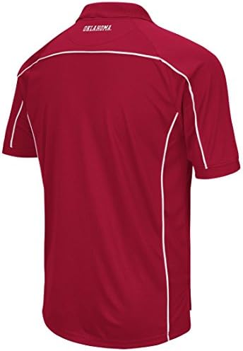Oklahoma Sooners Mens Crimson Chiliwear Synthetic Overtime Polo Shirt (Medium)