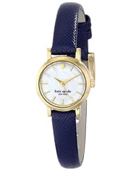 kate spade new york Womens 1YRU0456 Tiny Metro Analog Display Japanese Quartz Blue Watch