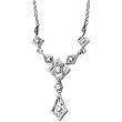 Fashionable Diamond Chandelier Necklace