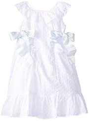 Girls Polyester/Ponte/Rayon/Spandex Lace Chevron Print Dots Print  Dress