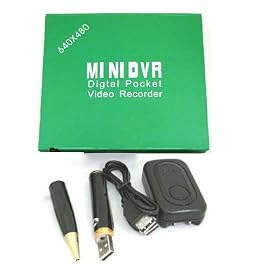 4GB Black DVR Camcorder Recorder Video Camera Spy Pen High Resolution Camcorder (640*480... by Importer520