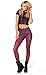 Ensasa Women's Spring Floral Printed Slim Pants Workout Tights Leggings
