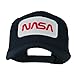 NASA Logo Embroidered Patched Mesh Back Cap - Navy