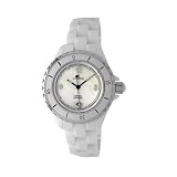 Le Chateau Women's 5803L_WHT_MOP Condezza LC Collection All Ceramic Watch