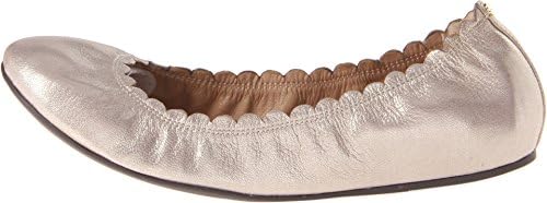 Isaac Mizrahi New York Women's Kathy Ballet Flat,Gold,8.5 M US