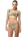SHIRRED OVER-SHOULDER BIKINI TOP