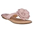 Women's Merona&reg; Emilia Leather Comfort Flower Thong Sandals - Pink