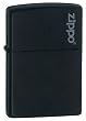 Zippo Logo    Lighter - Black Matte