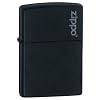 Zippo Logo    Lighter - Black Matte