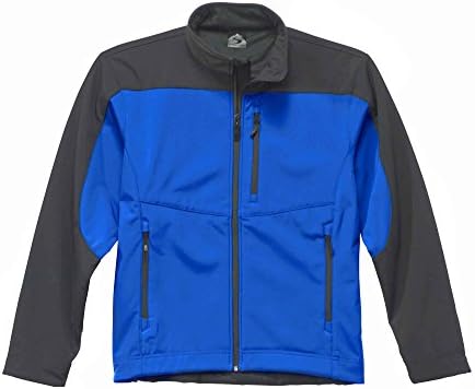 Storm Creek Men's Sean Velvet Lined Performance Softshell Jacket, Storm Blue/Tar, 4X