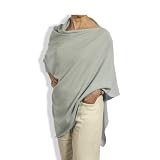 Cashmere Poncho - 088 Powder Blue by Catherine Robinson