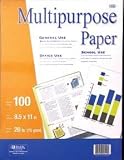 BAZIC Multipurpose Paper, White, 100 Ct. (510-50P)