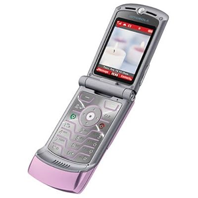 Motorola RAZR V3m Pink Phone Verizon Wireless Phone Only No Service