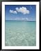 Aquamarine Water Bleeds into Blue Skies in This Tropical View National Geographic Collection Framed Art Poster Print by Michael Melford, 39x49