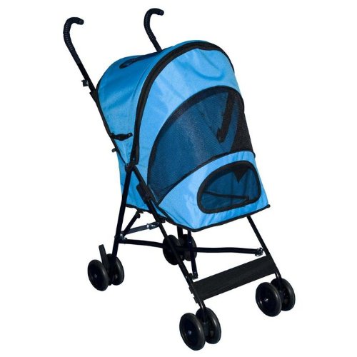 Pet Gear Travel Lite Pet Stroller for cats and dogs up to 15-pounds - Ocean Blue