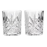 Kitchen & Housewares : Godinger Dublin Crystal Set of 12 Double Old Fashioned Glasses