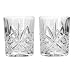Kitchen & Housewares : Godinger Dublin Crystal Set of 12 Double Old Fashioned Glasses