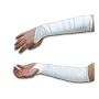 CLEARANCE Shiny Stretch Satin Spandex Fingerless Sleeve Gloves, Shirred on Sides