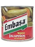 Embasa Whole Jalapenos in Escabeche, 12 oz. by Embasa