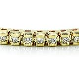 14K Diamond Bracelet -- 2.00 Ct. SI1-SI2 Eye Clean G/H
