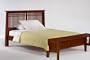 Solstice Full Platform Bed w/ Cherry Finish plus Footboard Bench